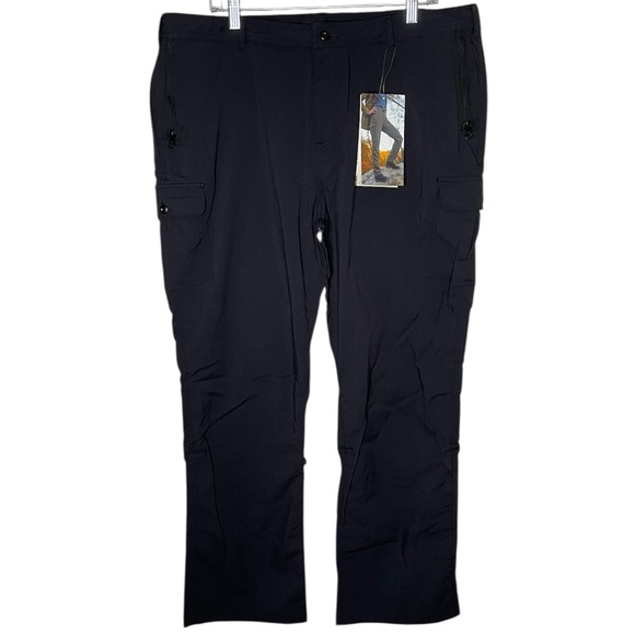 NWT Clothing Arts Travel Pants Black Women’s Size 18 Pick Pocket Proof Pockets